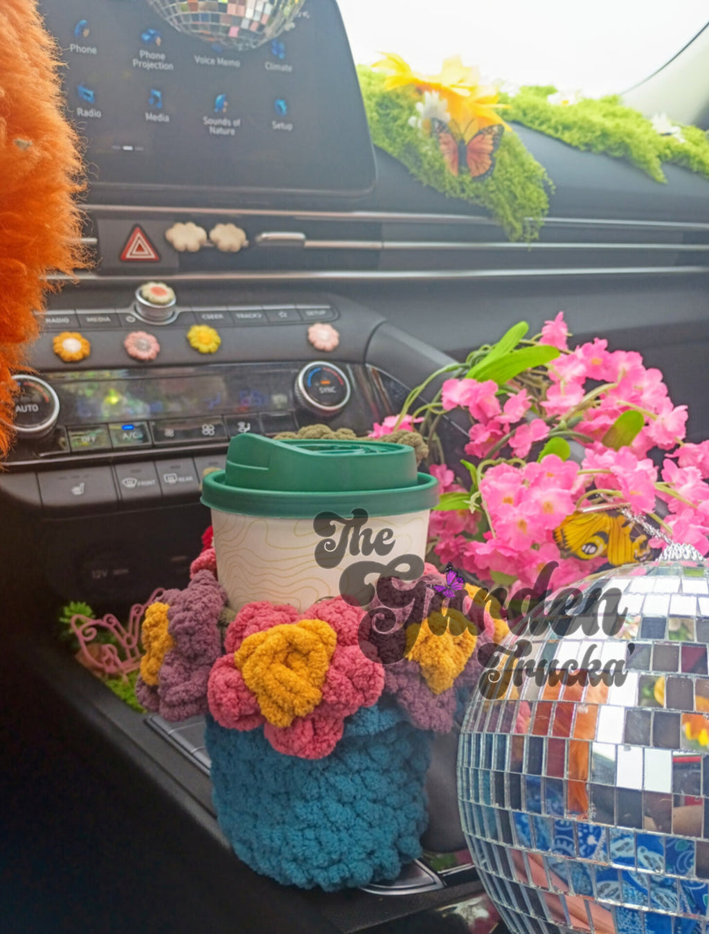 Daisy Flower Pot - Drink Sleeve